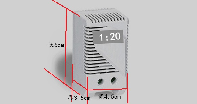 恒溫控制器尺寸設(shè)計